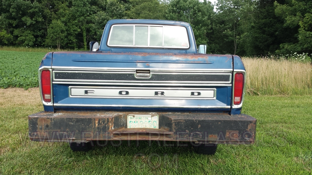 1976 F250 Highboy Ranger XLT Trim 4 Speed 76 Midnight Blue 390